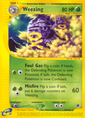 Weezing 70/165