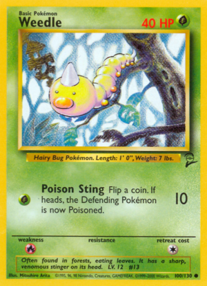 Weedle 100/130