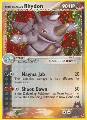 Team Magma's Rhydon 11/97