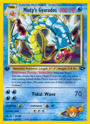 Misty's Gyarados 13/132