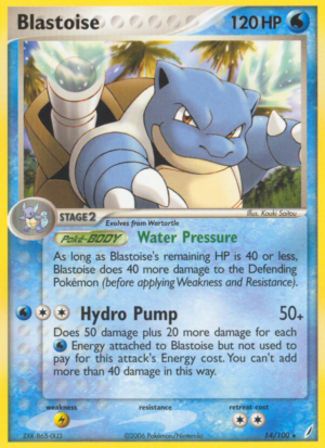 Blastoise 14/100