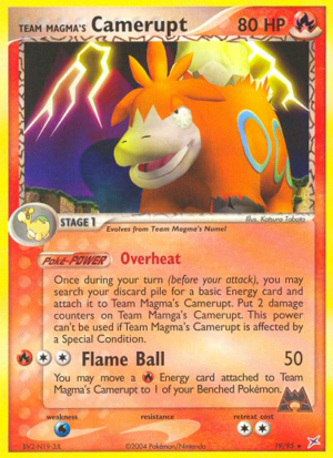 Team Magma's Camerupt 19/97