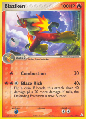 Blaziken 20/110
