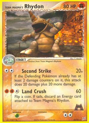 Team Magma's Rhydon 22/97
