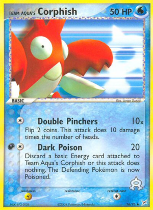 Team Aqua's Corphish 26/97