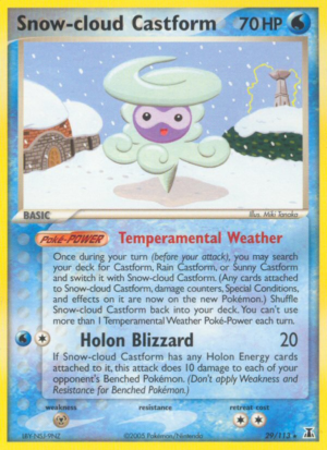 Snow-cloud Castform 29/114