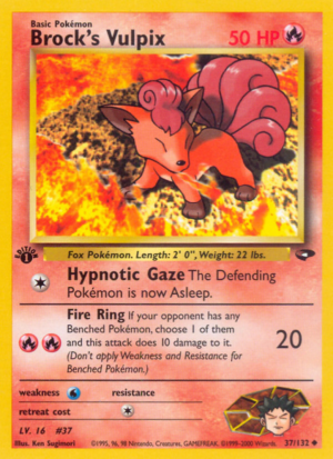 Brock's Vulpix 37/132