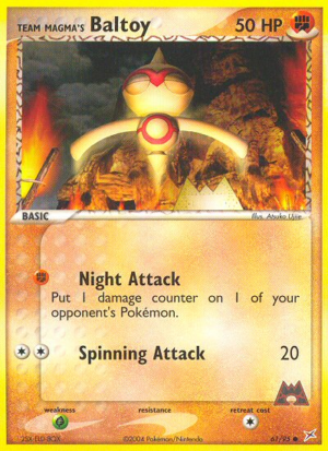 Team Magma's Baltoy 61/97