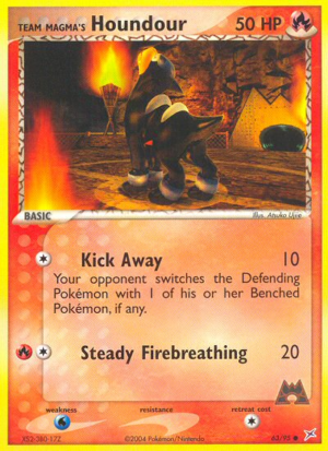 Team Magma's Houndour 63/97