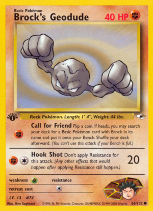 Brock's Geodude 66/132