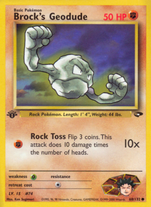 Brock's Geodude 68/132