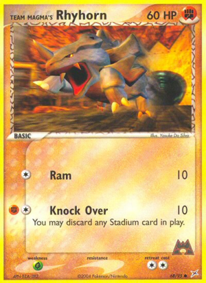 Team Magma's Rhyhorn 68/97