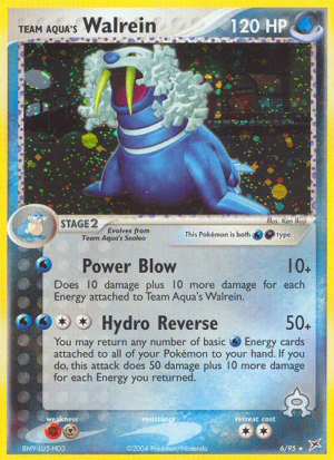 Team Aqua's Walrein 6/97