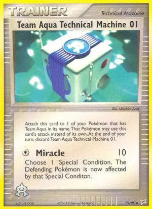 Team Aqua Technical Machine 01 79/97