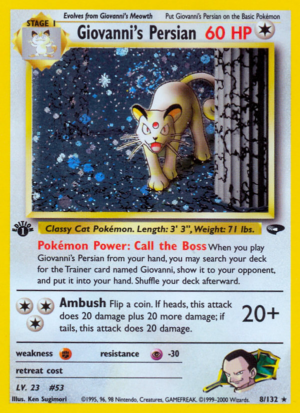 Giovanni's Persian 8/132