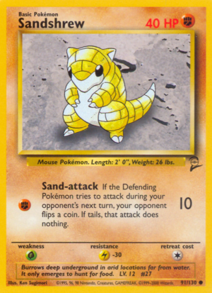 Sandshrew 91/130