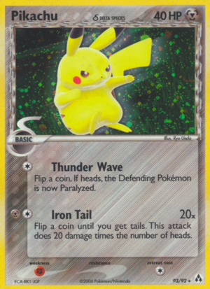 Pikachu δ 93/93