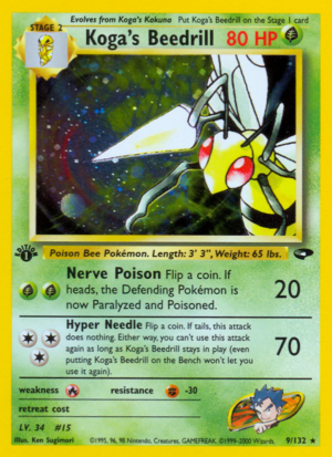 Koga's Beedrill 9/132