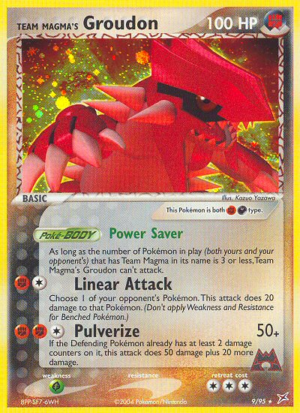 Team Magma's Groudon 9/97